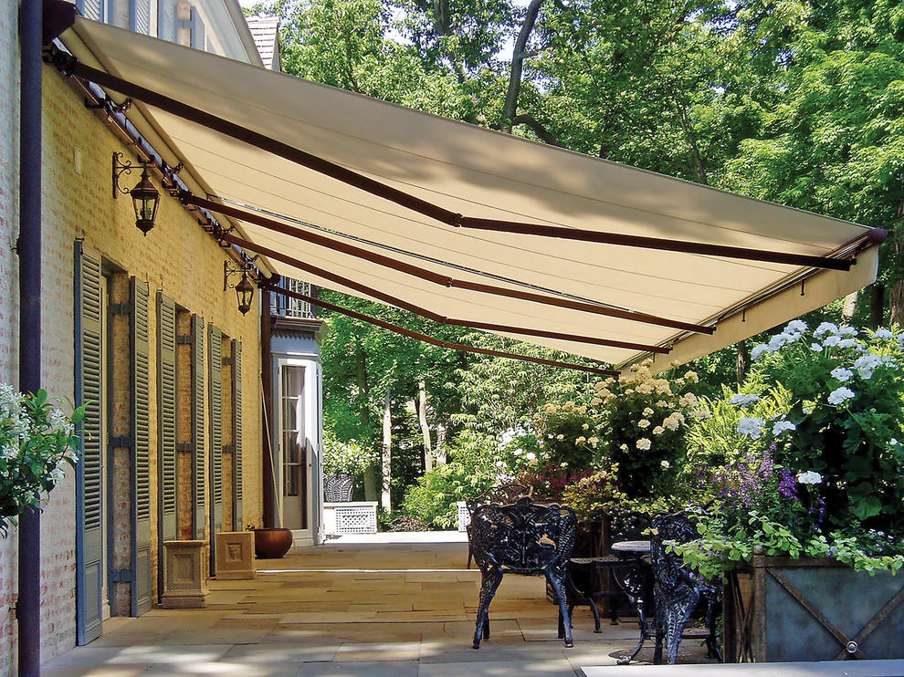Design ideas for a victorian patio in Portland Maine.
