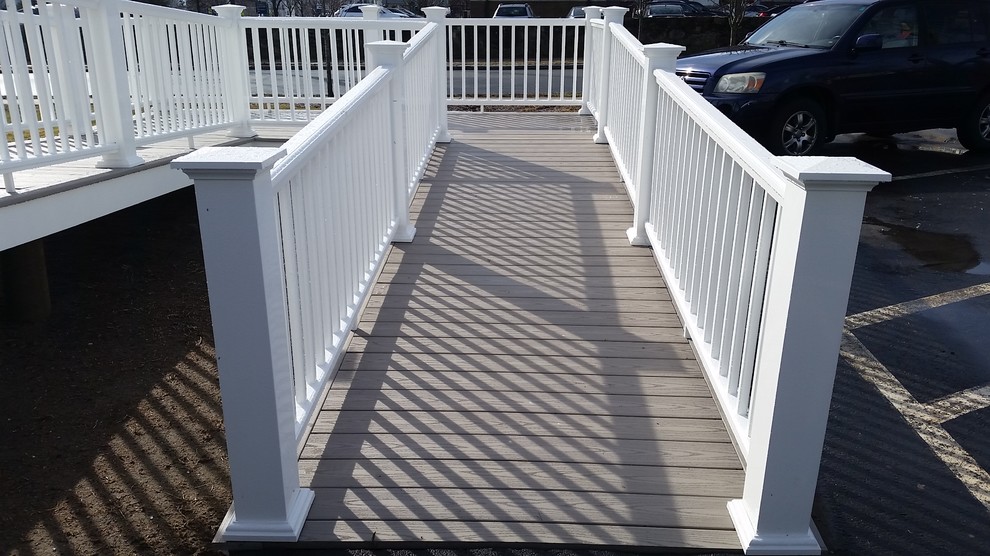 GAF Roof & AZEK Decking, New Bedford, MA Transitional Patio