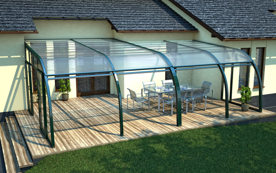Galaxy retractable patio cover Patio Montreal by