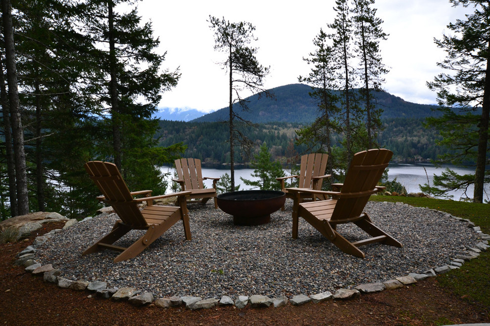 Gambier Island Custom West Coast Home Contemporary Patio Vancouver by Tamlin