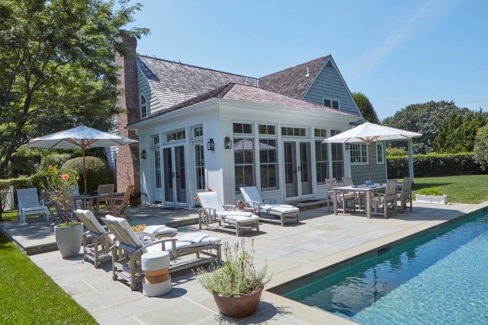 Garden Style Home Transitional Patio New York by David Kaplan