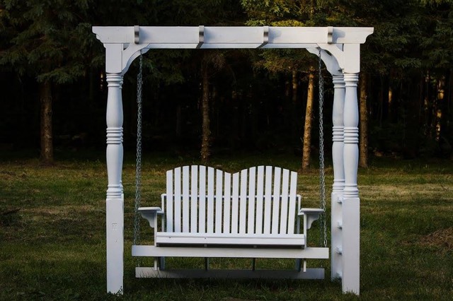 victorian garden swing