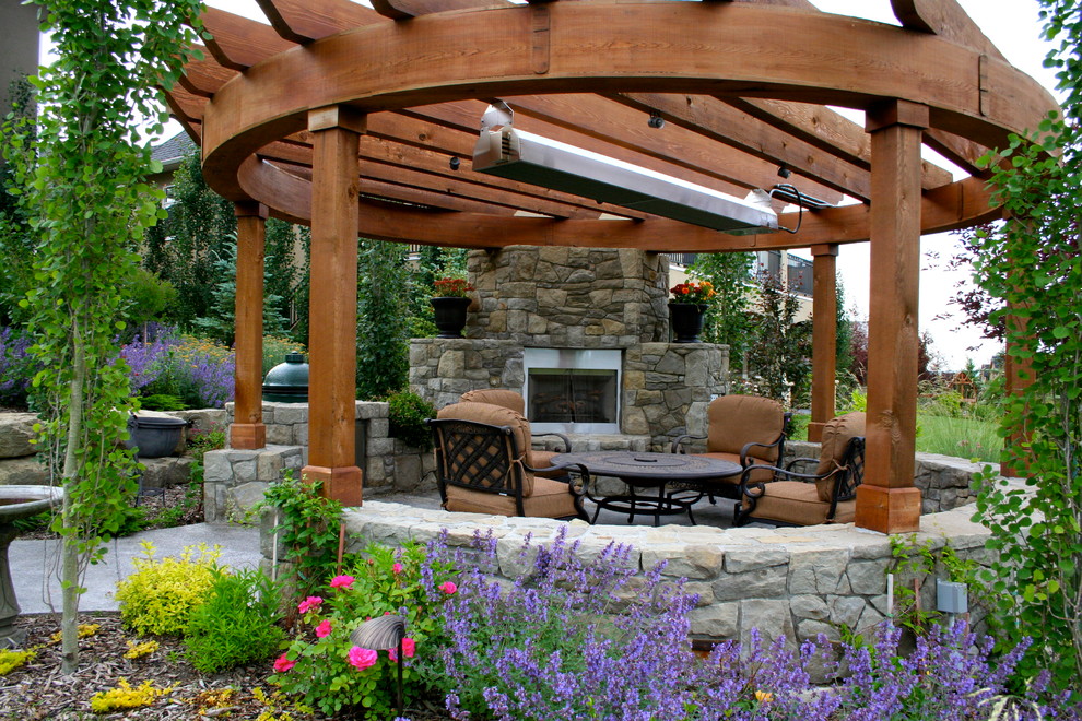 Gathering Place Modern Patio Calgary by Sundance Landscaping