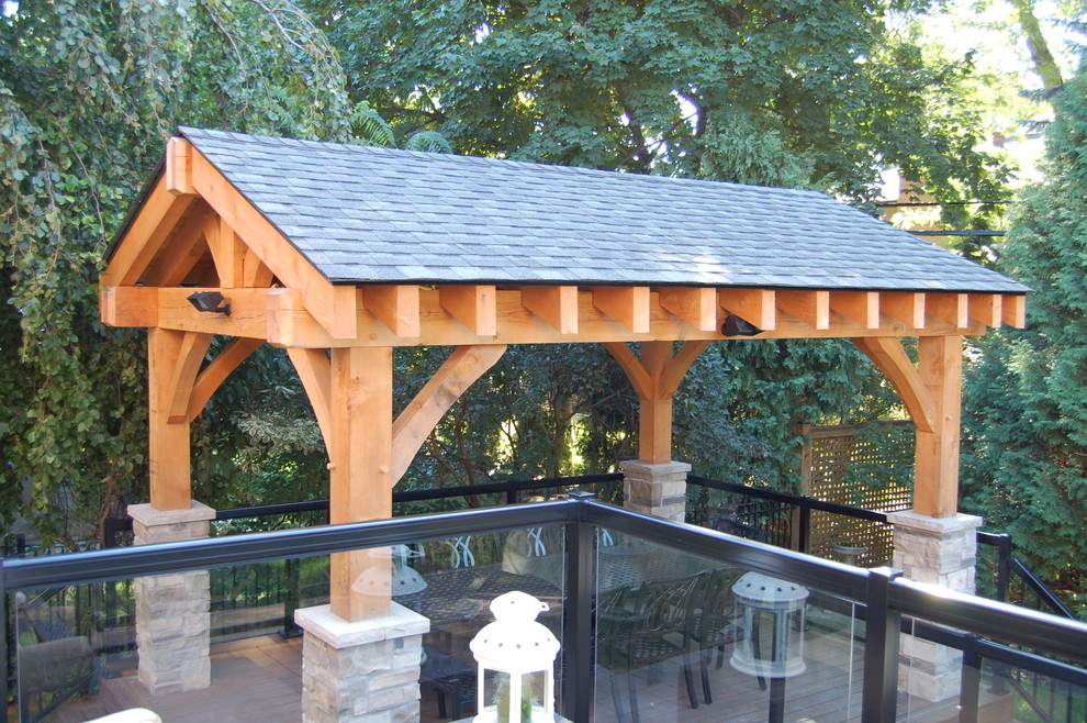 Gazebo Etobicoke Rustic Patio Toronto by TFSinc Timber
