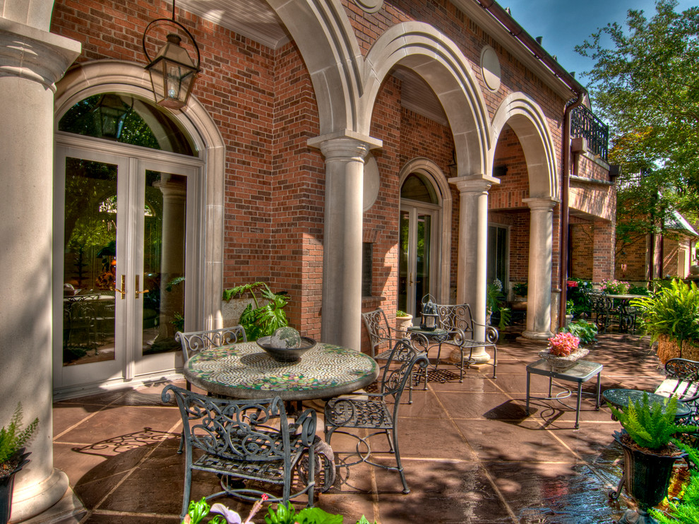 Foto di un patio o portico tradizionale