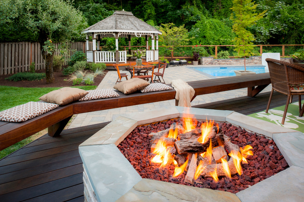 Gilbert Property Traditional Patio Portland by Paradise