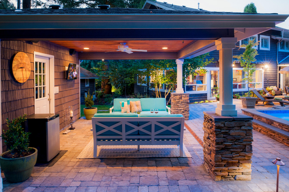 Gilbert Property Traditional Patio Portland by Paradise