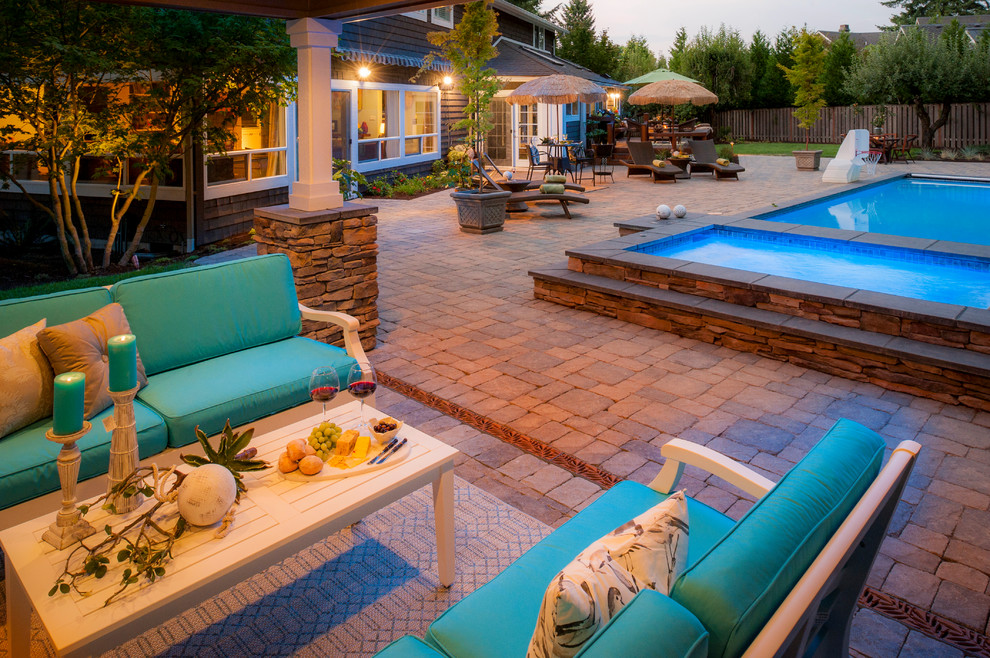 Gilbert Property Traditional Patio Portland by Paradise