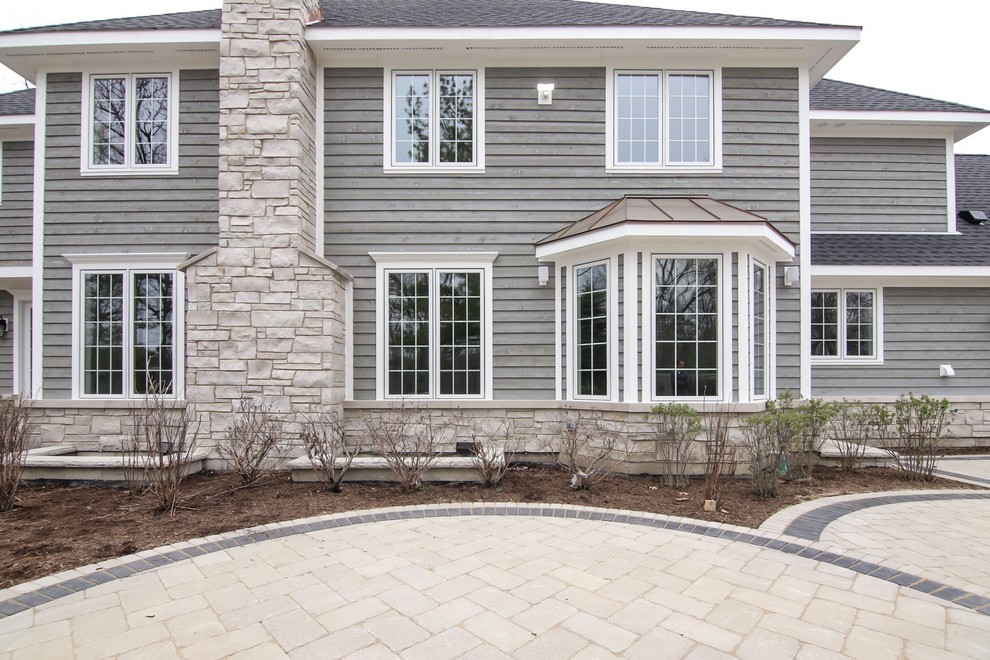 Glenview Backyard and Patio Traditional Patio Chicago by