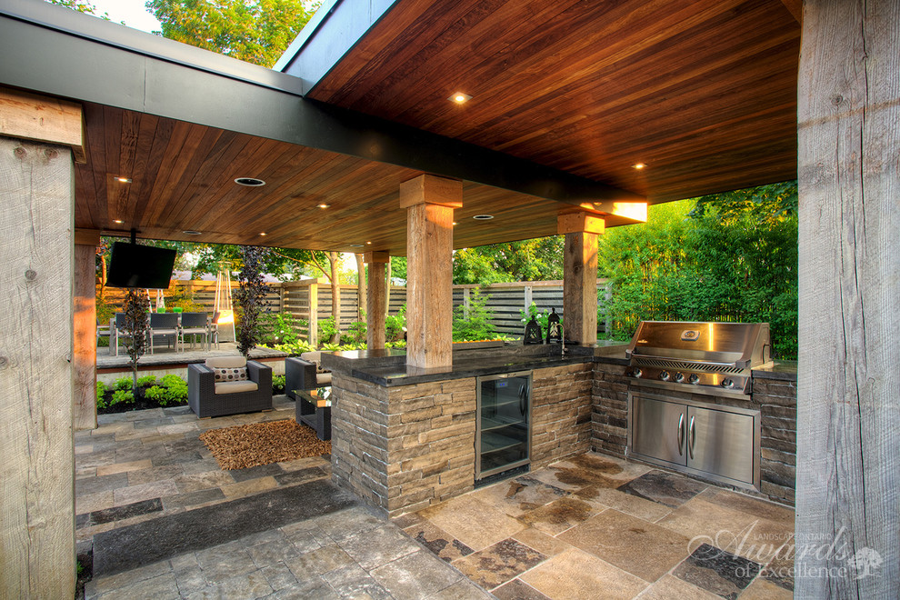 Goodman Modern Patio Toronto by Vaughan Landscaping Houzz