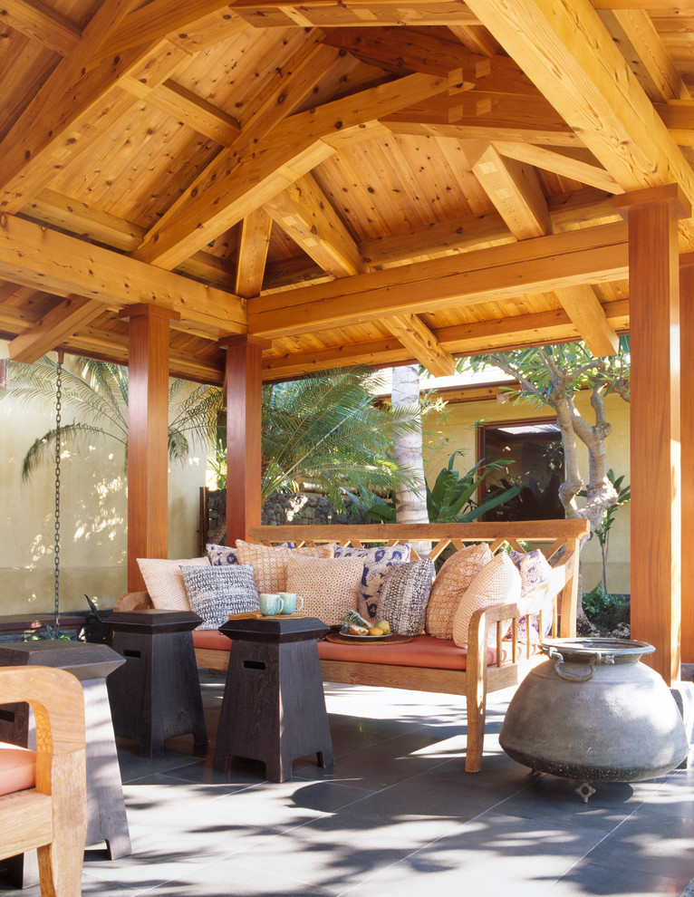 Guest Lanai Tropical Patio Hawaii by ZAK Architecture Houzz