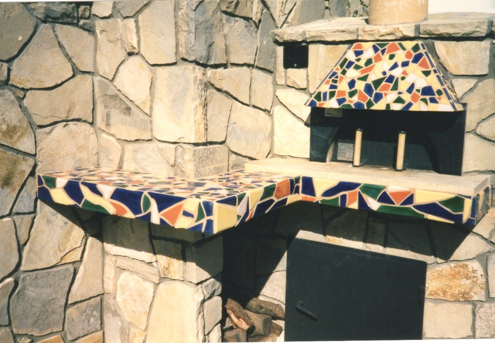 Inspiration pour une terrasse traditionnelle.