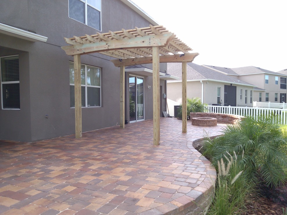 Hardscape driveways, patios, retaining walls Traditional Patio Tampa by Landscape