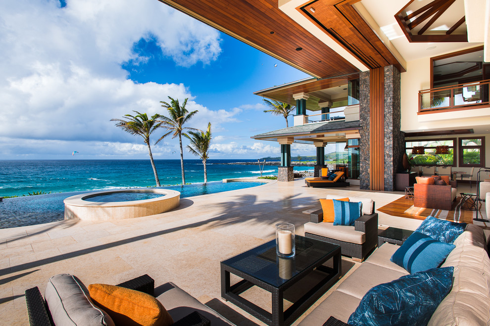Hawaiian Beachfront Tropical Patio Hawaii by Smith Brothers Houzz