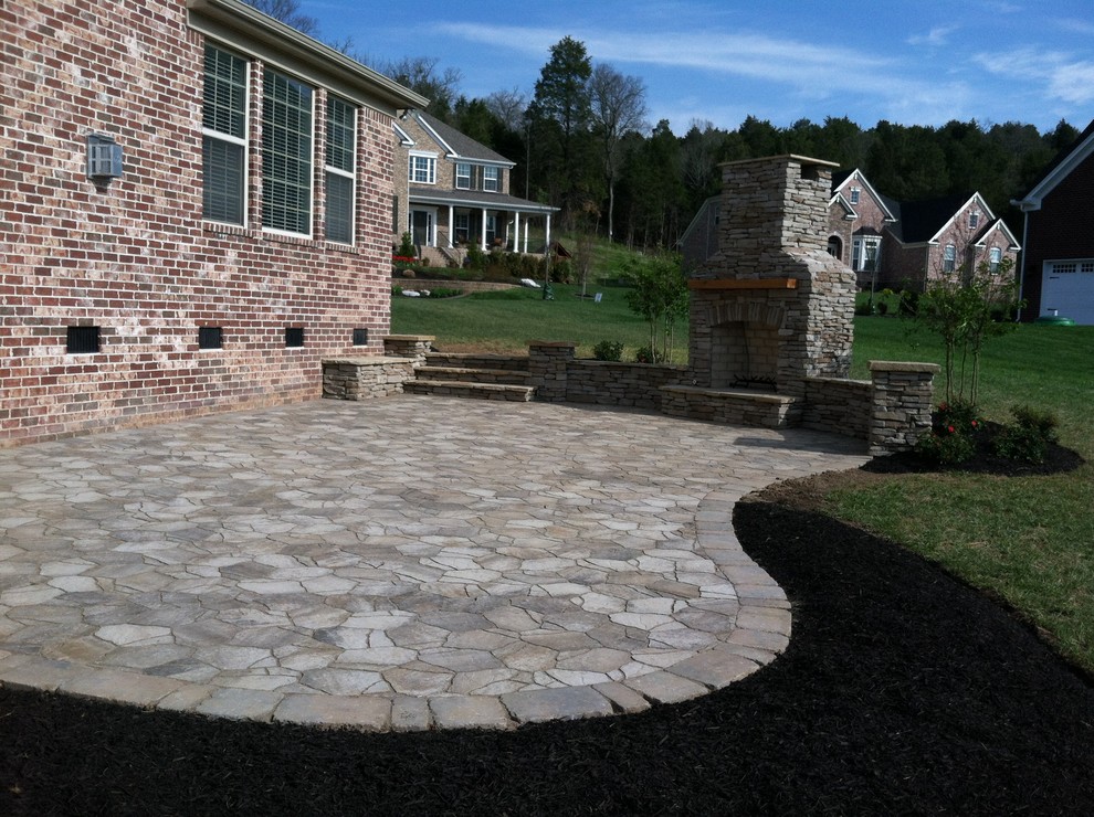 Headley Residence Patio Nashville by Creative Stone Landscaping