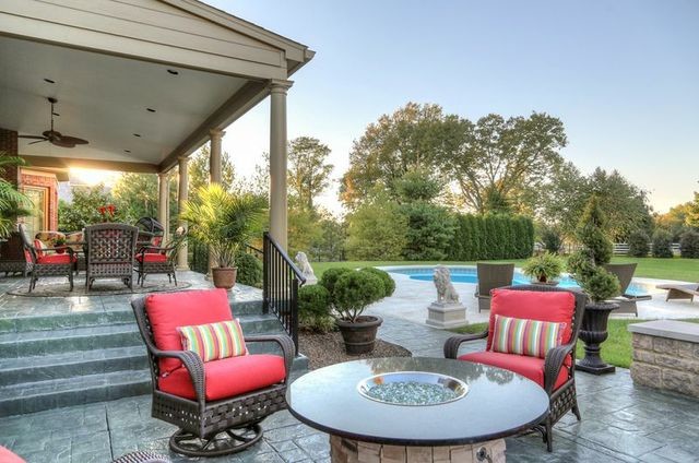 Inspiration for a timeless patio remodel in Louisville