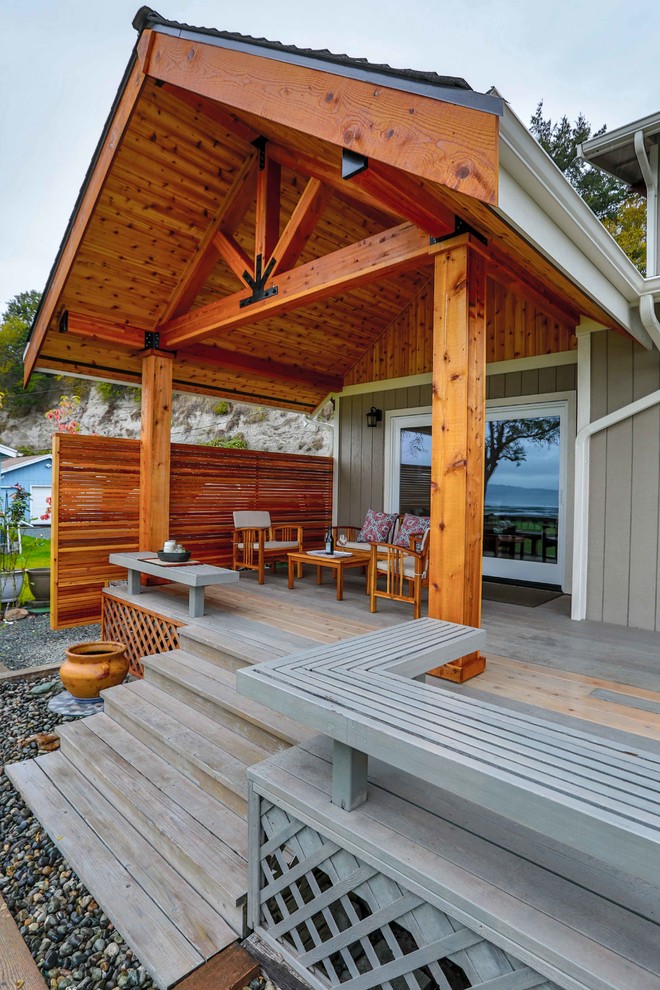 Herrin Project Craftsman Patio Seattle by Timberline Patio