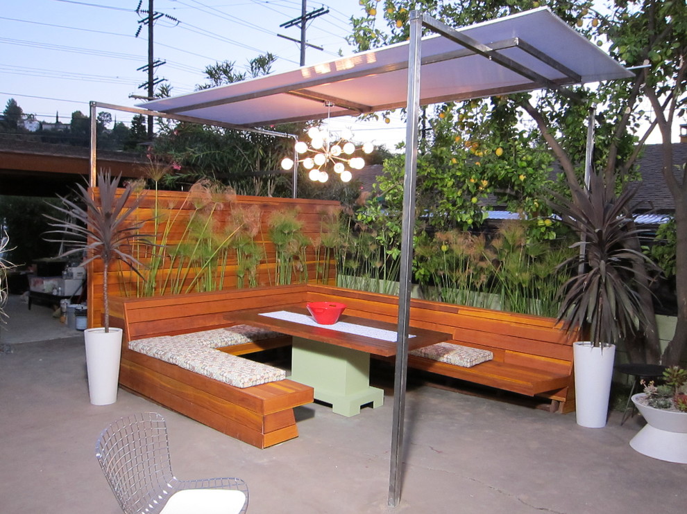 Photo of a retro patio in Los Angeles.
