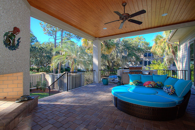 Hilton Head Island Home Beach Style Patio Atlanta by Marta