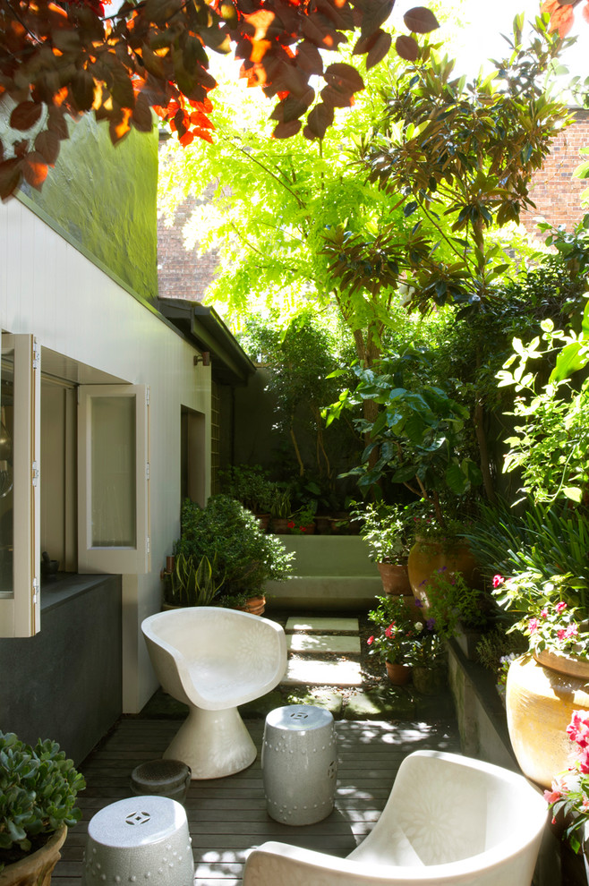 シドニーにあるコンテンポラリースタイルのおしゃれなテラス・中庭の写真