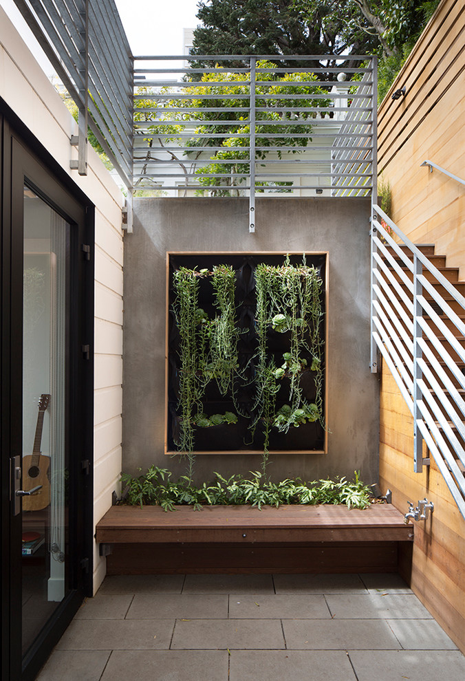 Inspiration for a contemporary patio remodel in San Francisco