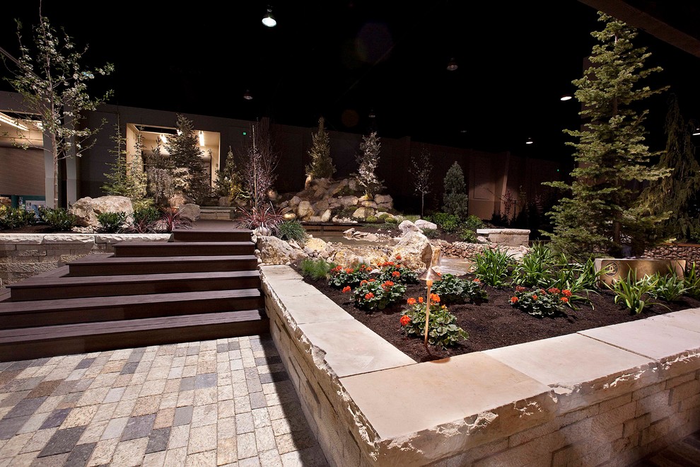 Home Show Contemporary Patio Salt Lake City by Utah Landscaping