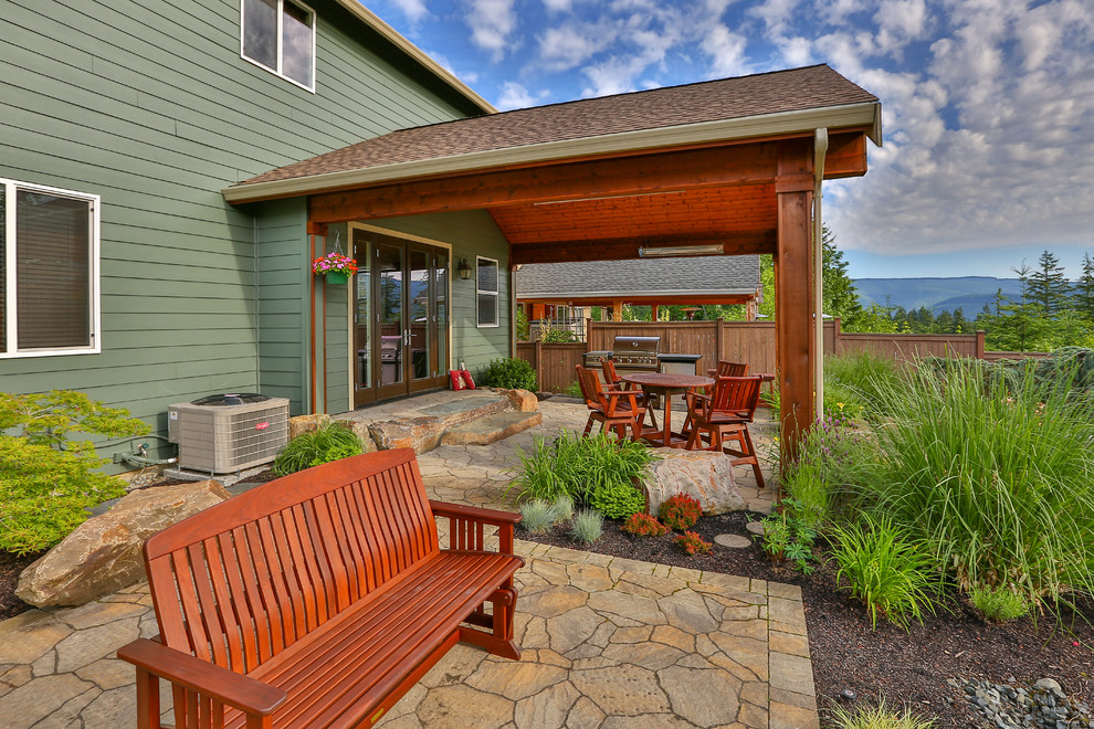Honemann Project Craftsman Patio Seattle by Timberline Patio