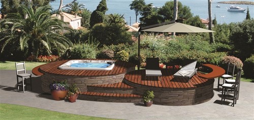 backyard hot tub ideas