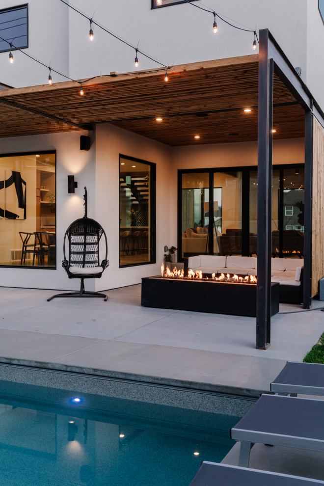 House for a Builder Contemporary Patio Salt Lake City by Hebdon