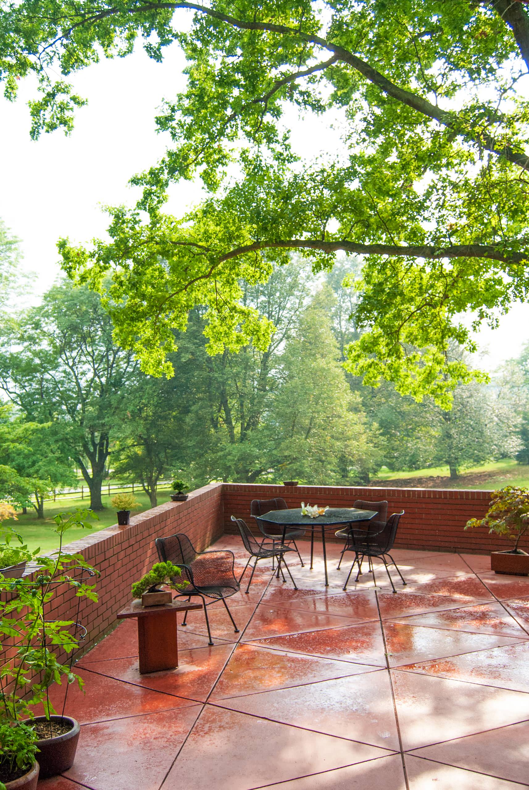 houzz patio furniture for sale on Concrete Patio Table Houzz