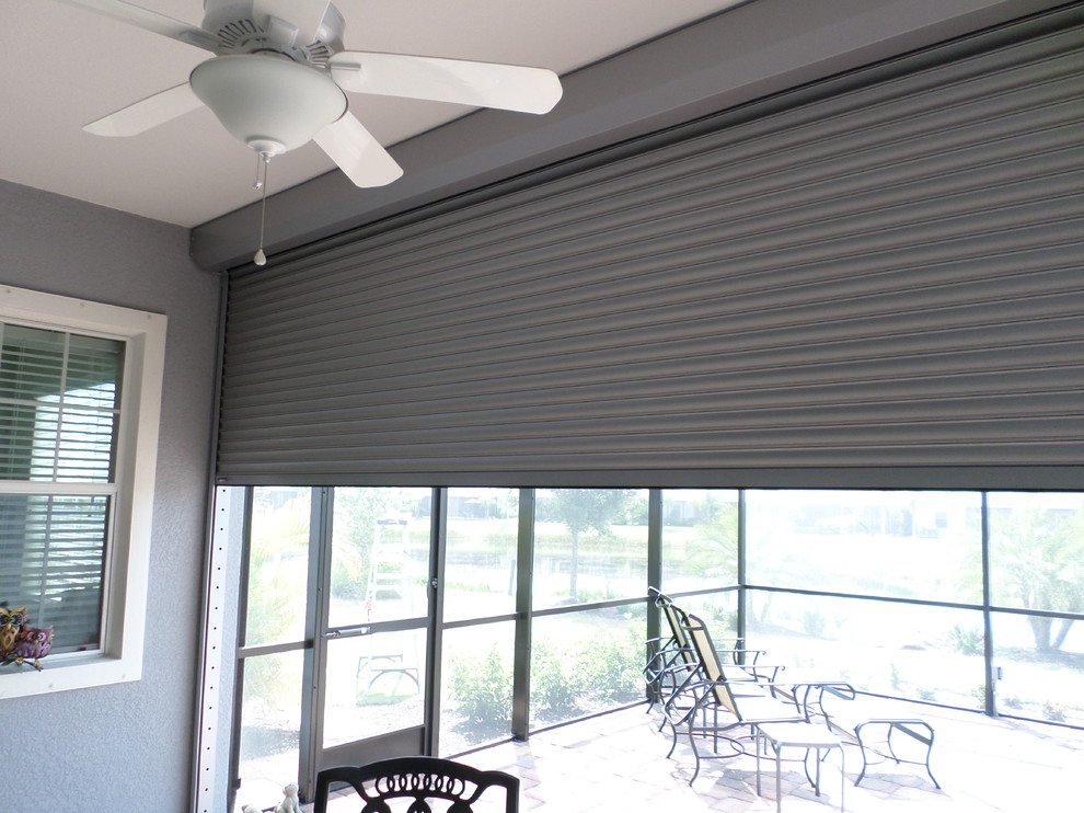 Hurricane Shutters Traditional Patio Tampa by Shade and Shield
