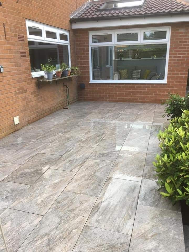 Inspiration for a contemporary patio in West Midlands.