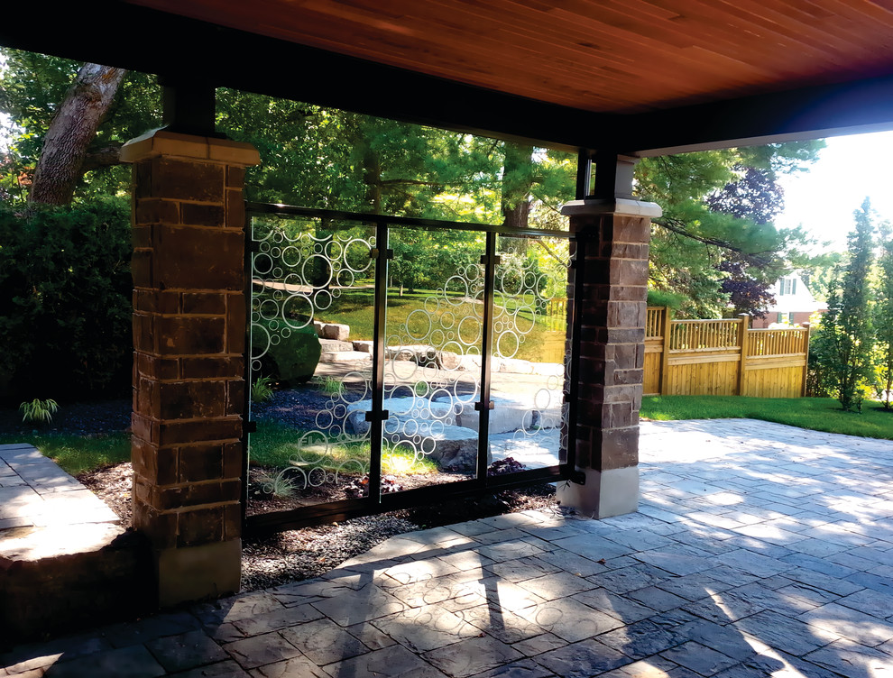 Illuminated Glass Privacy Panels - Modern - Patio - Toronto - by FOI
