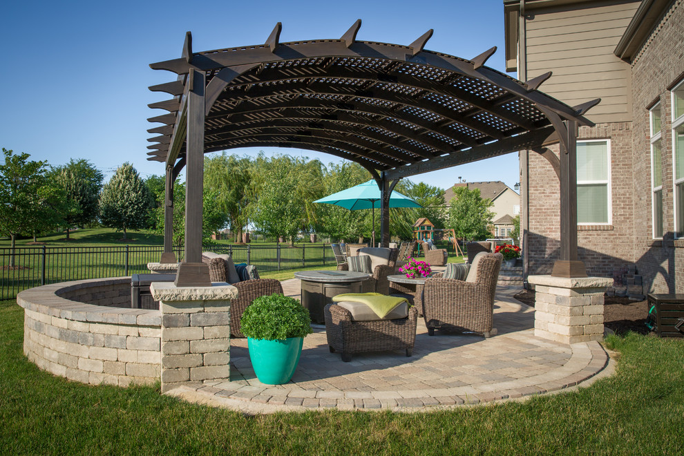 Indianapolis, Pergola Contemporary Patio Indianapolis by