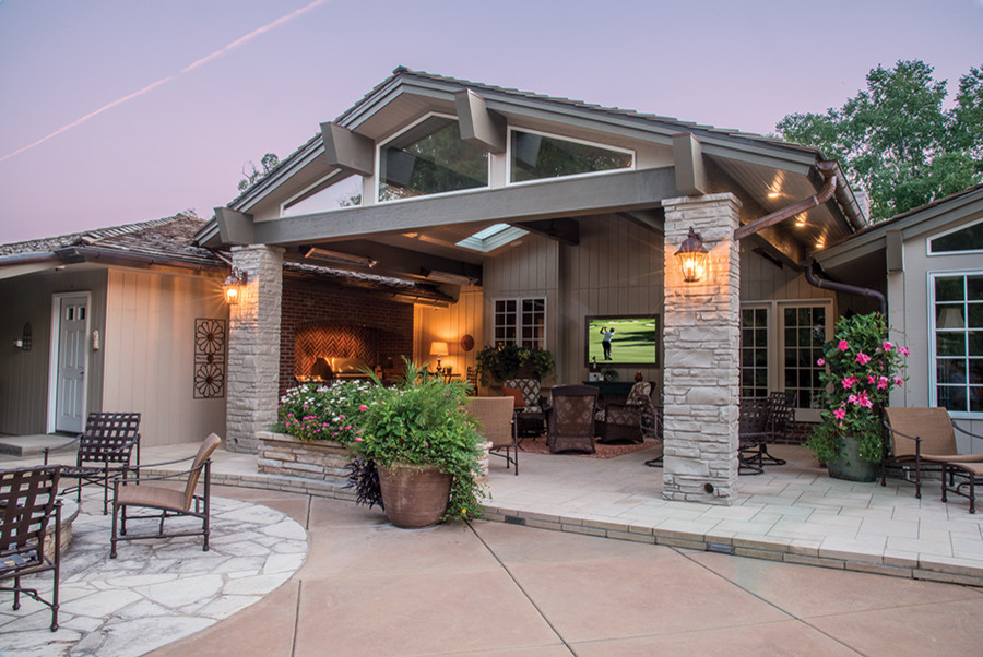 Indoor Outdoor Connection Traditional Patio Wichita by The