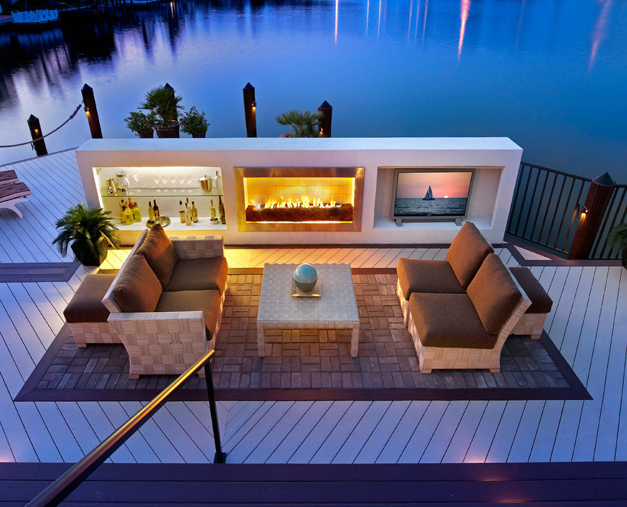 Indoor/Outdoor Living Contemporary Patio Miami by Julians