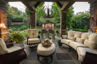 Intown Georgian Estate Greenville Sc Traditional Patio Other By The Collins Group Jdp Design