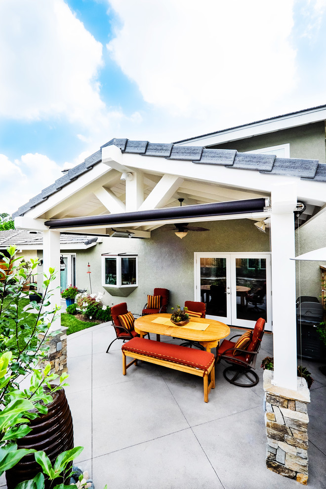 Irvine Patio and Landscape Refurbishment Traditional Patio Orange