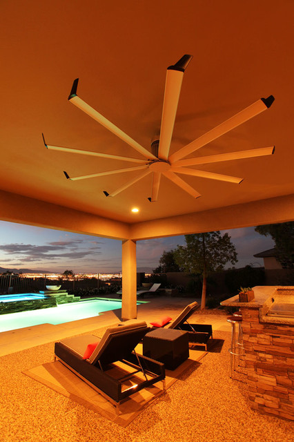 Isis Ceiling Fan - Contemporary - Patio 