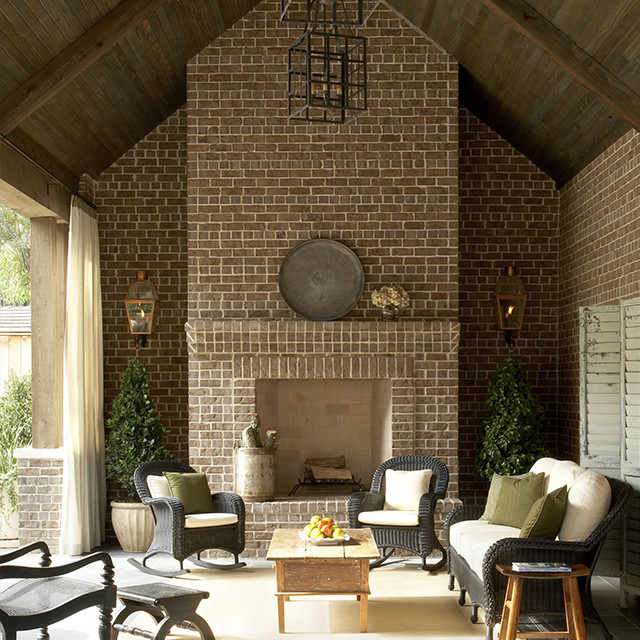 Isokern Magnum Fireplace Contemporary Patio Houston by