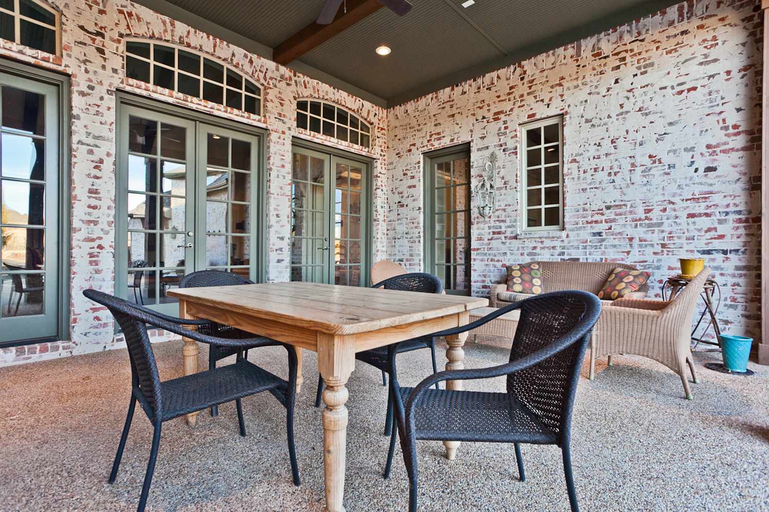 Whitewashed Brick Exterior Houzz