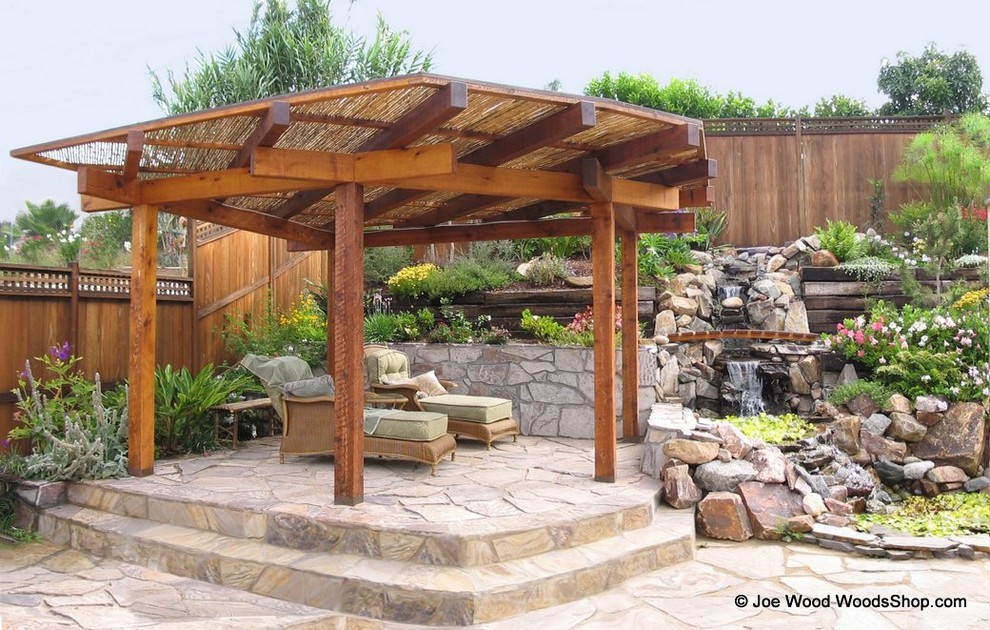 Japanese Shade Structure Asian, Outdoor Wooden Shade Structures
