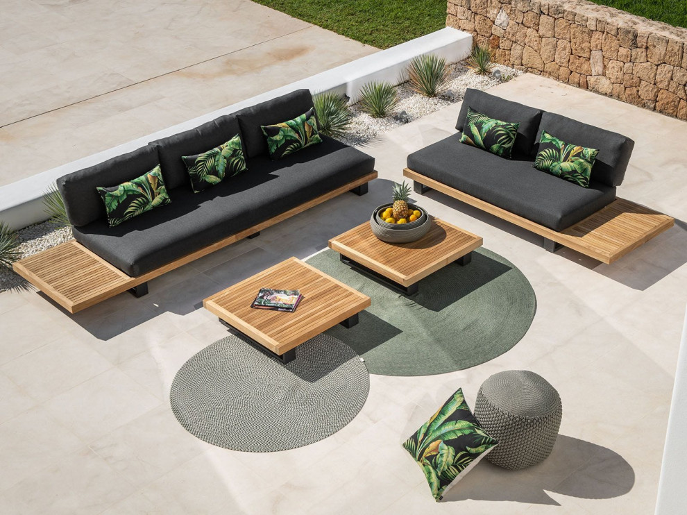 Jati Kebon Truro 5 Seater Outdoor Lounge Setting Modern Patio Sydney By Outdoor Elegance