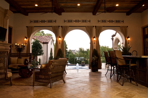 modern travertine tile