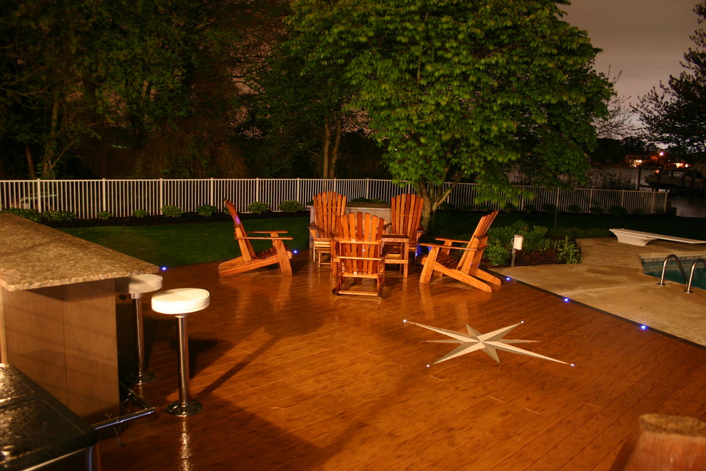 Keller Contemporary Patio New York by America's DeckBuilder LLC