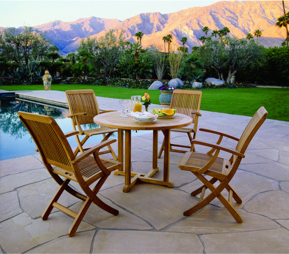 KingsleyBate Monterey Folding Chairs Traditional Patio Houston