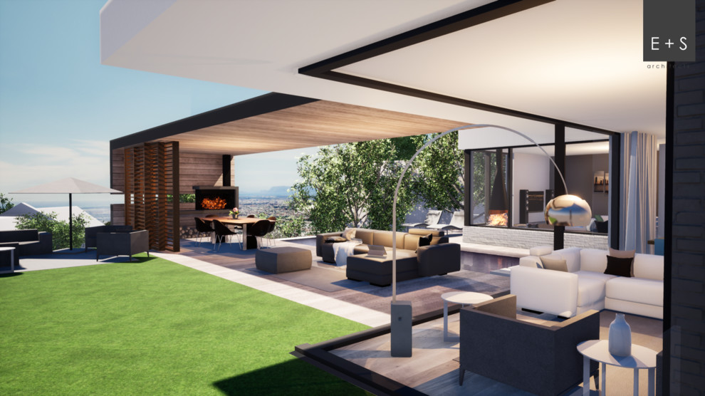 Kingsway Contemporary Patio Other by E+S Architects Houzz