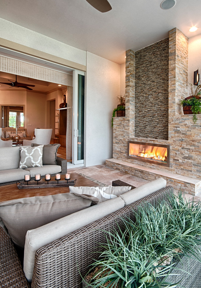 La Salle Model in Twin Eagles Naples, FL Transitional Patio