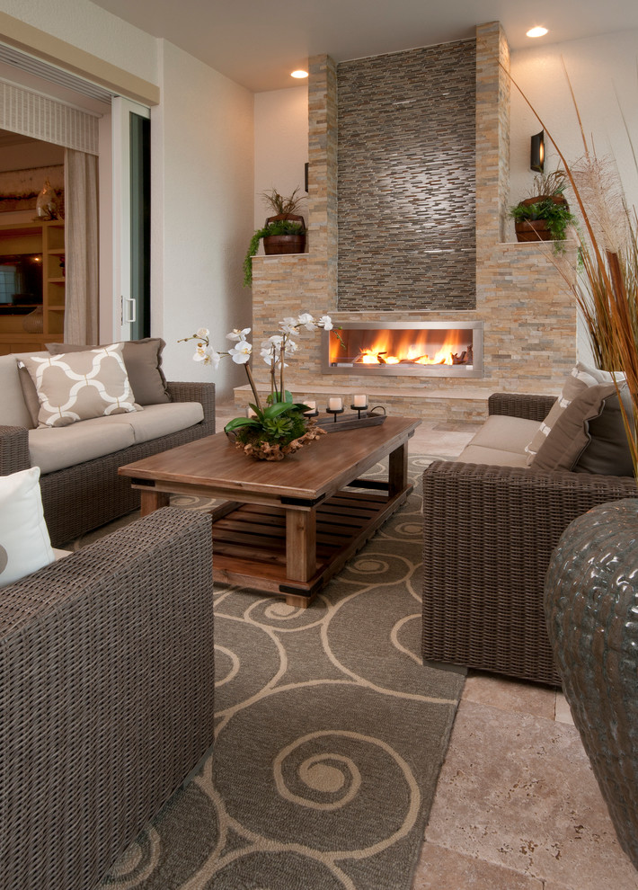 La Salle Model in Twin Eagles Naples, FL Transitional Patio