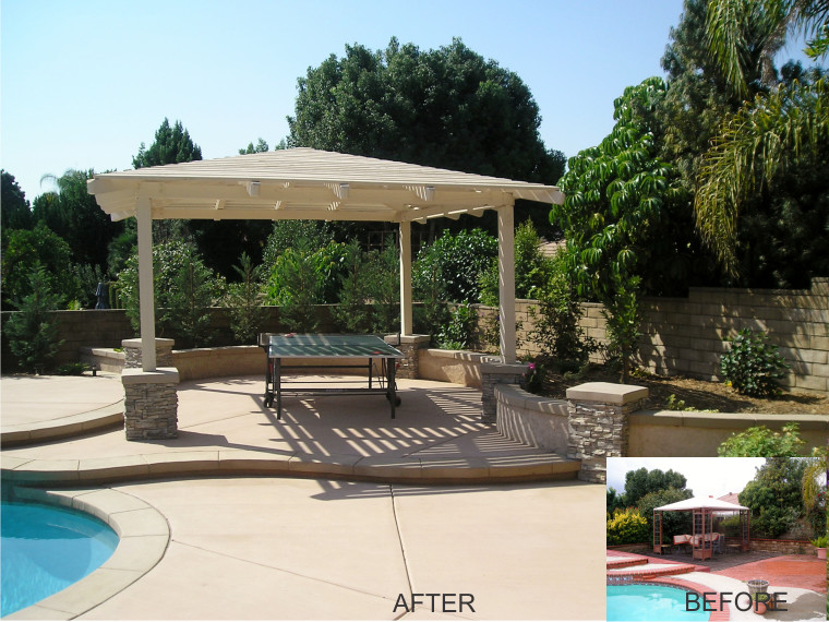 La Verne pool remodel Contemporary Patio Los Angeles by